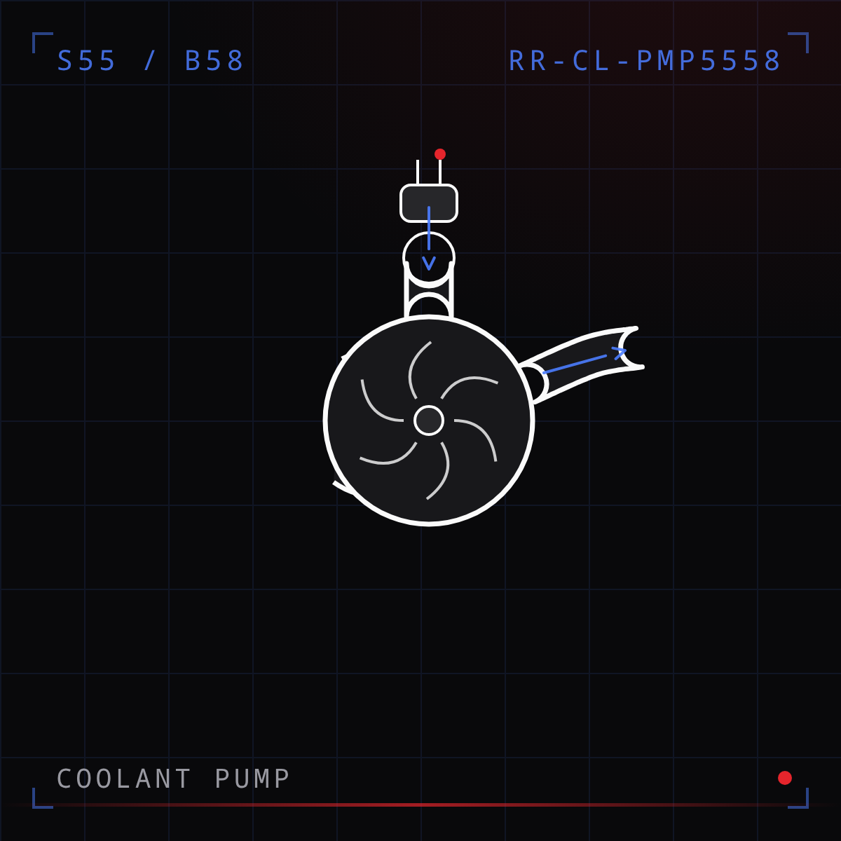 Charge-Cooler Coolant Pump (S55/B58)