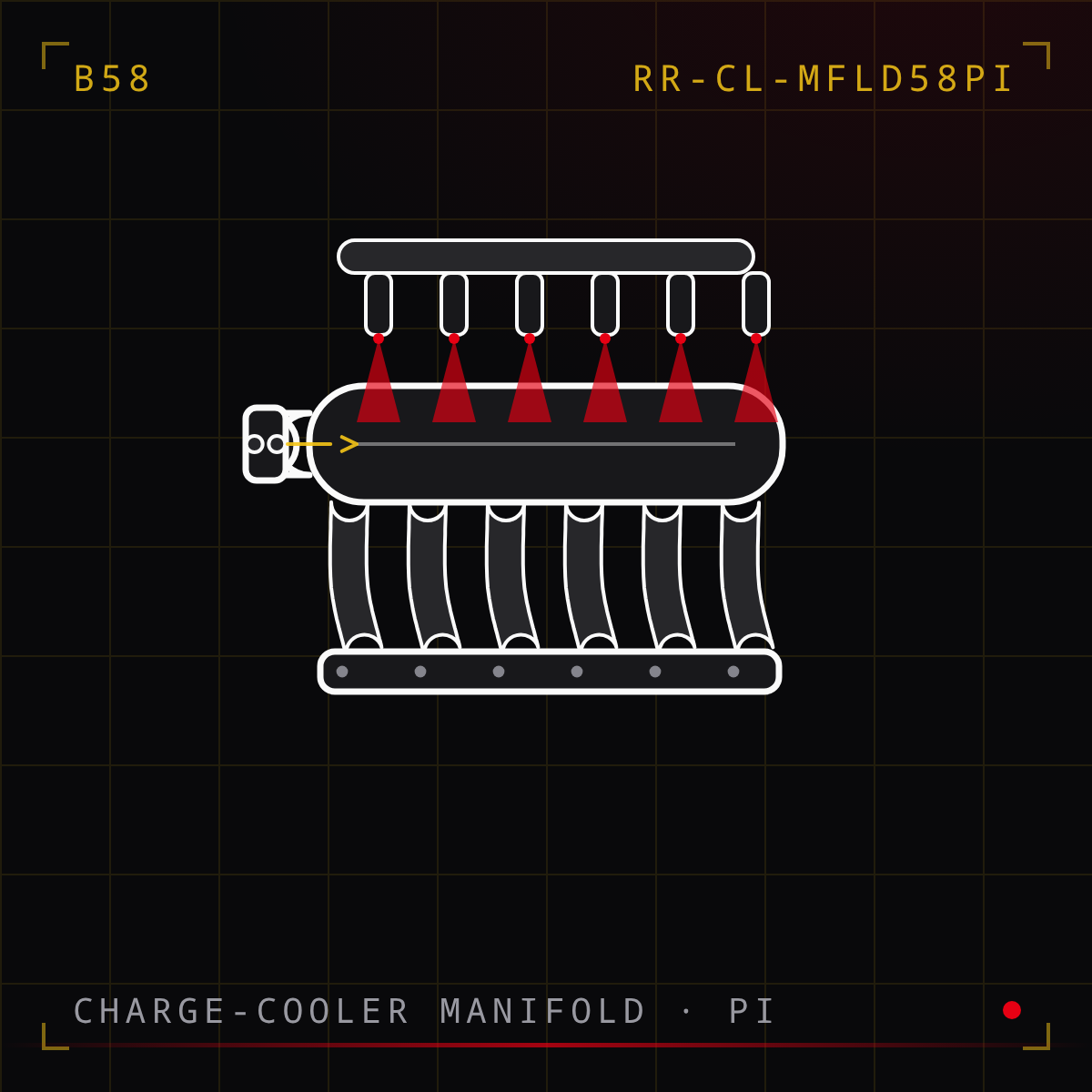 B58 Charge-Cooler Intake Manifold w/ Port Injection