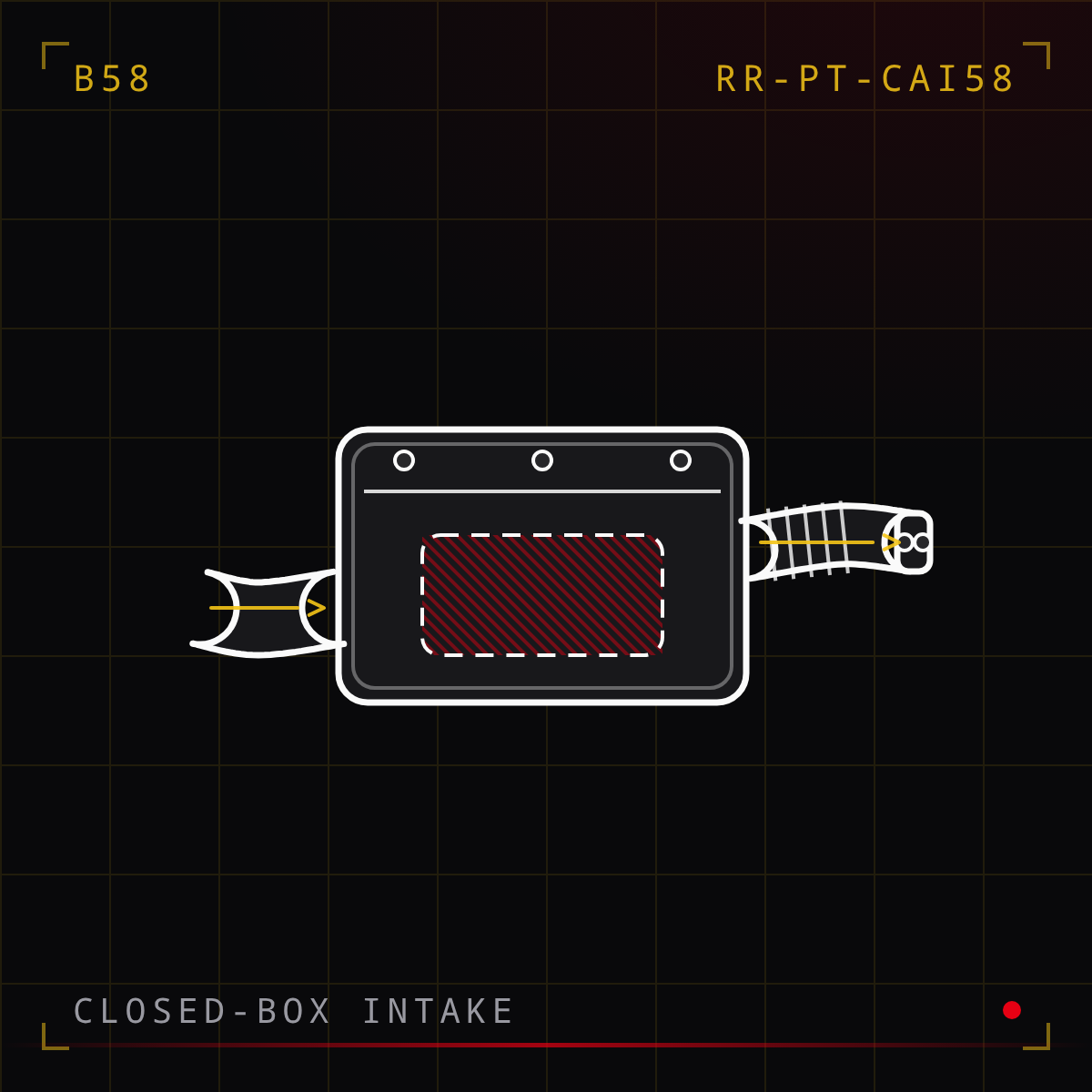 B58 Closed-Box Intake