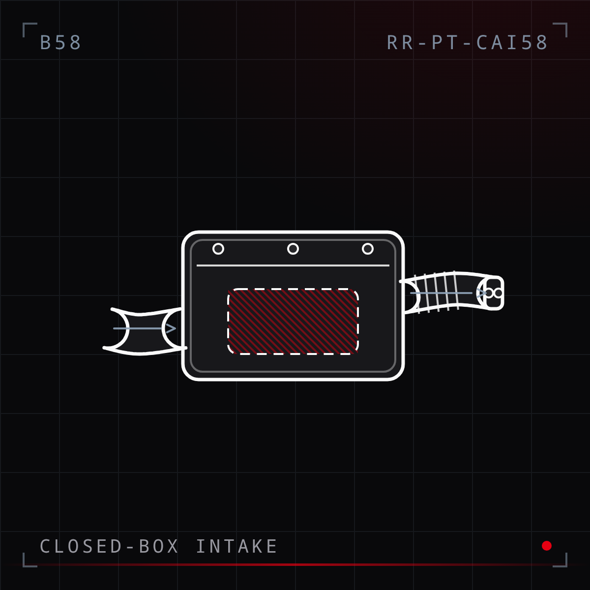 B58 Closed-Box Intake