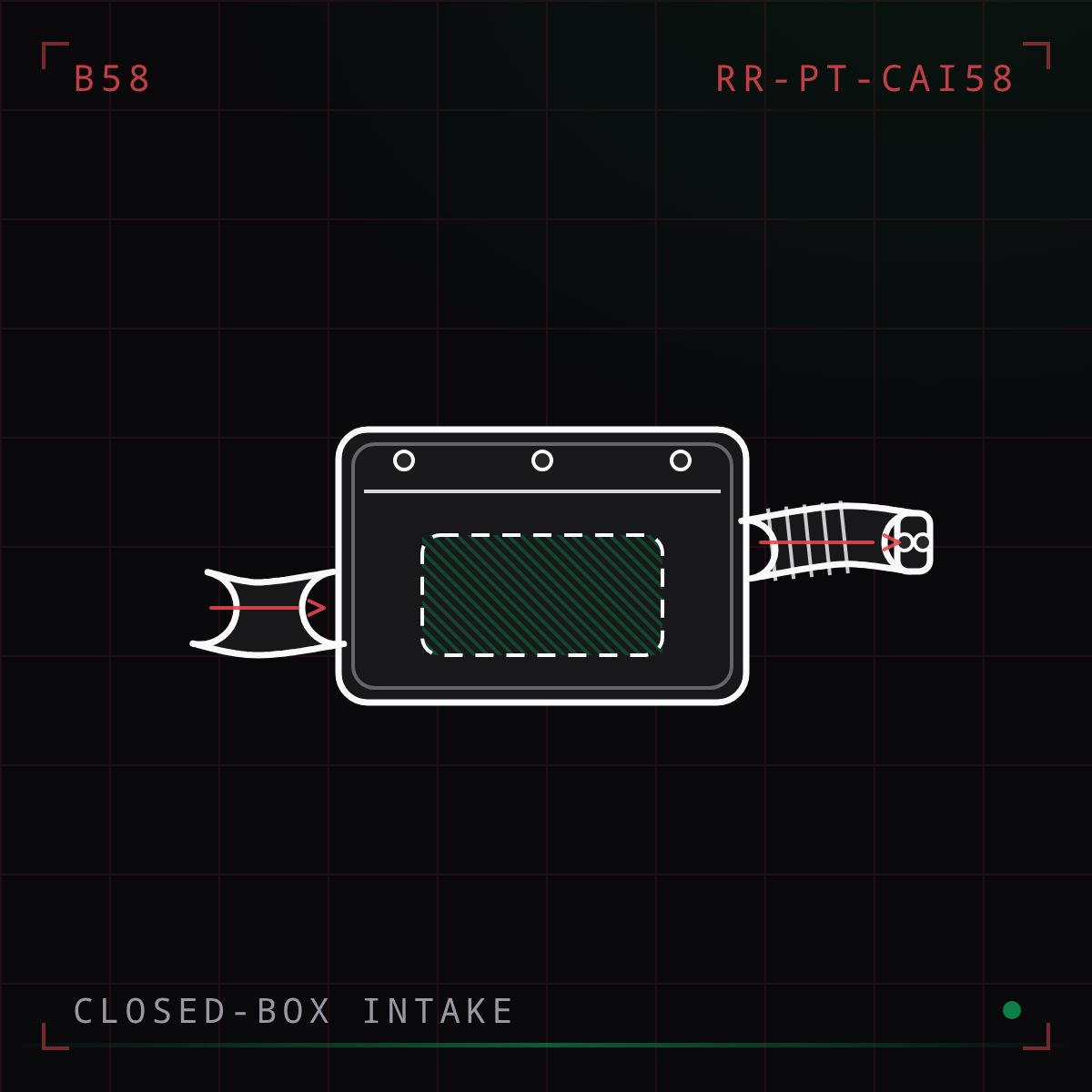 B58 Closed-Box Intake
