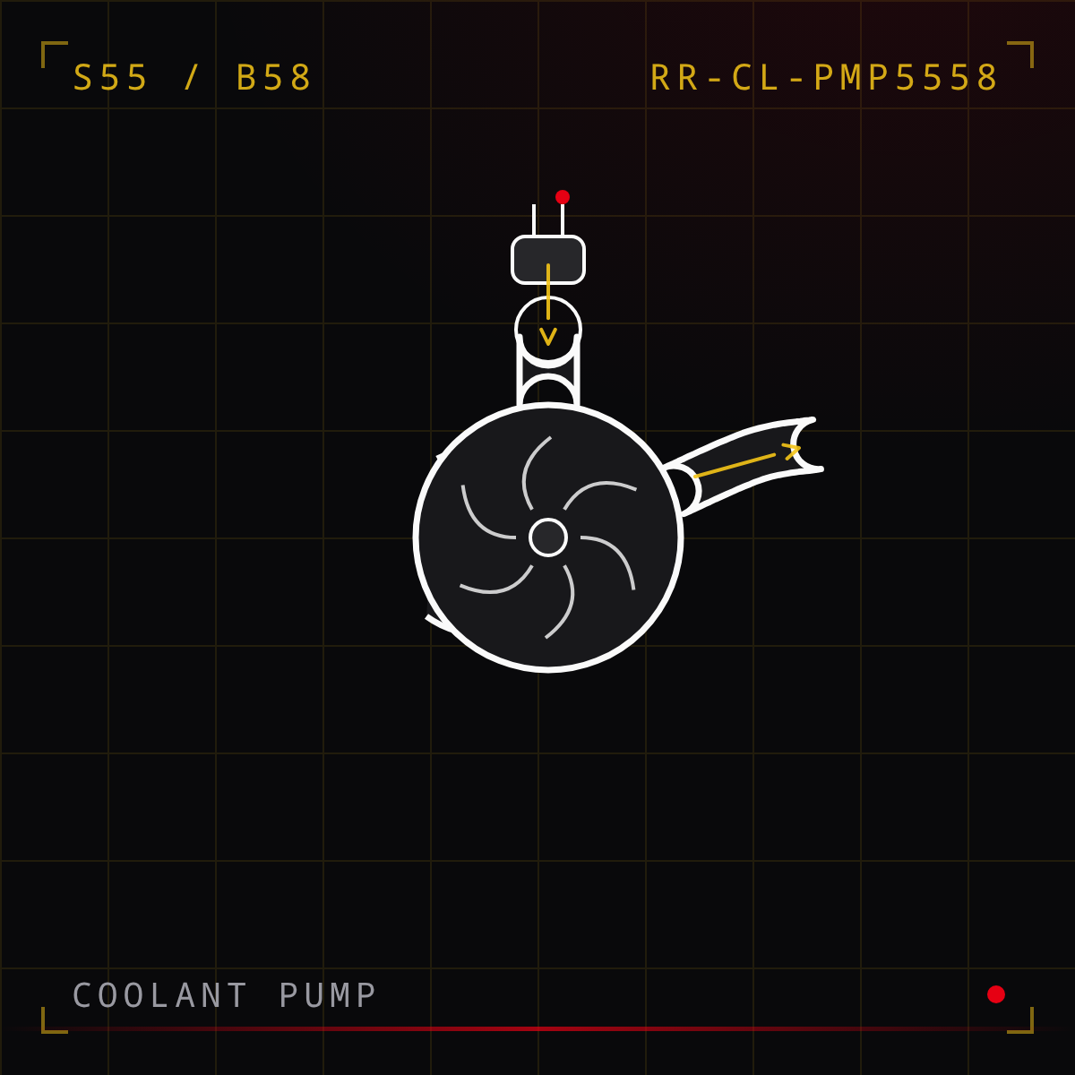Charge-Cooler Coolant Pump (S55/B58)