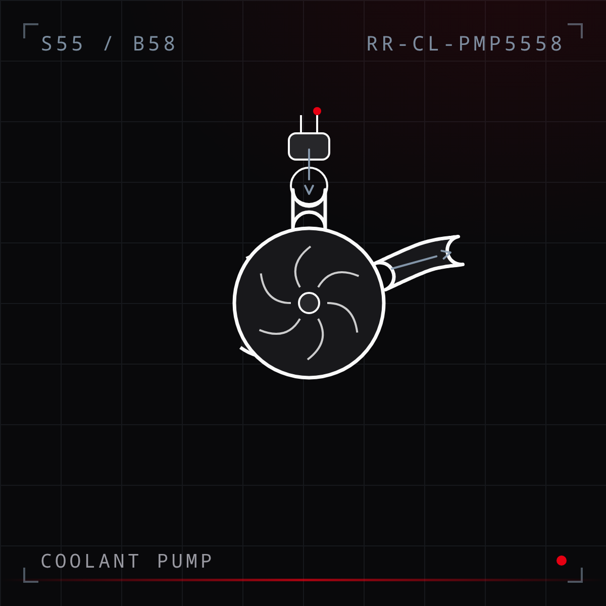 Charge-Cooler Coolant Pump (S55/B58)