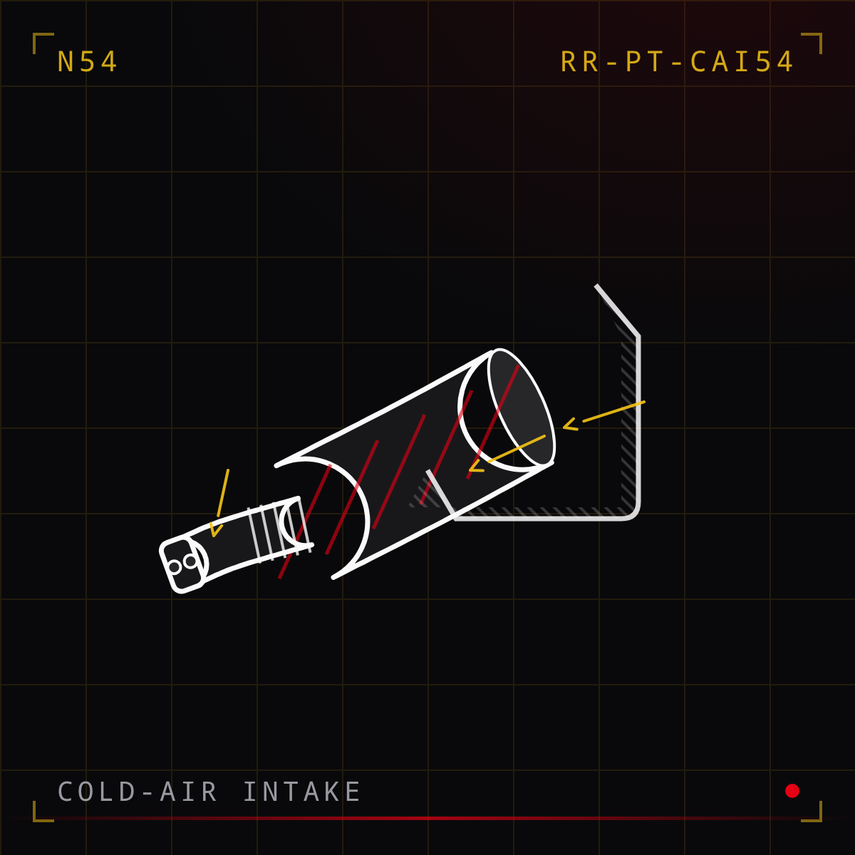 N54 Performance Cold-Air Intake