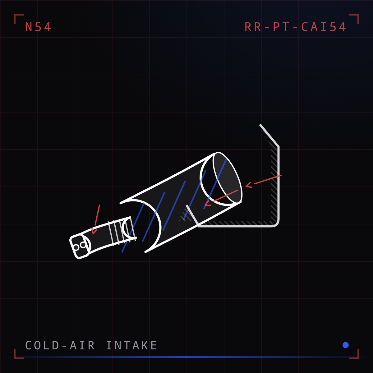N54 Performance Cold-Air Intake