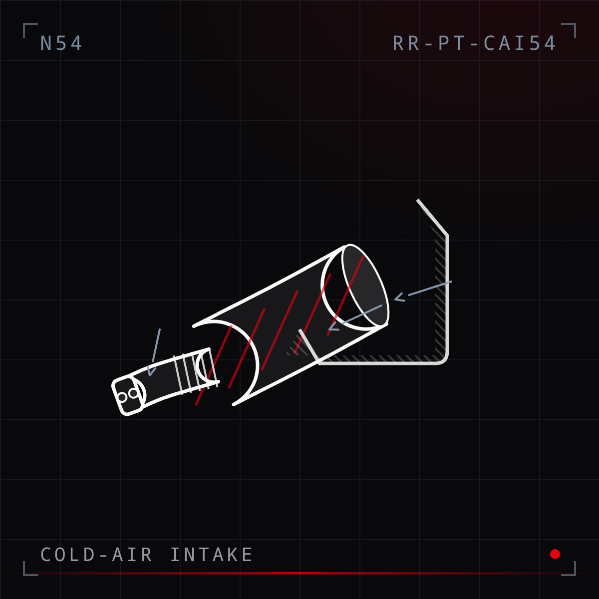 N54 Performance Cold-Air Intake