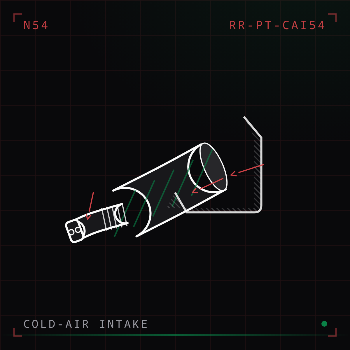 N54 Performance Cold-Air Intake