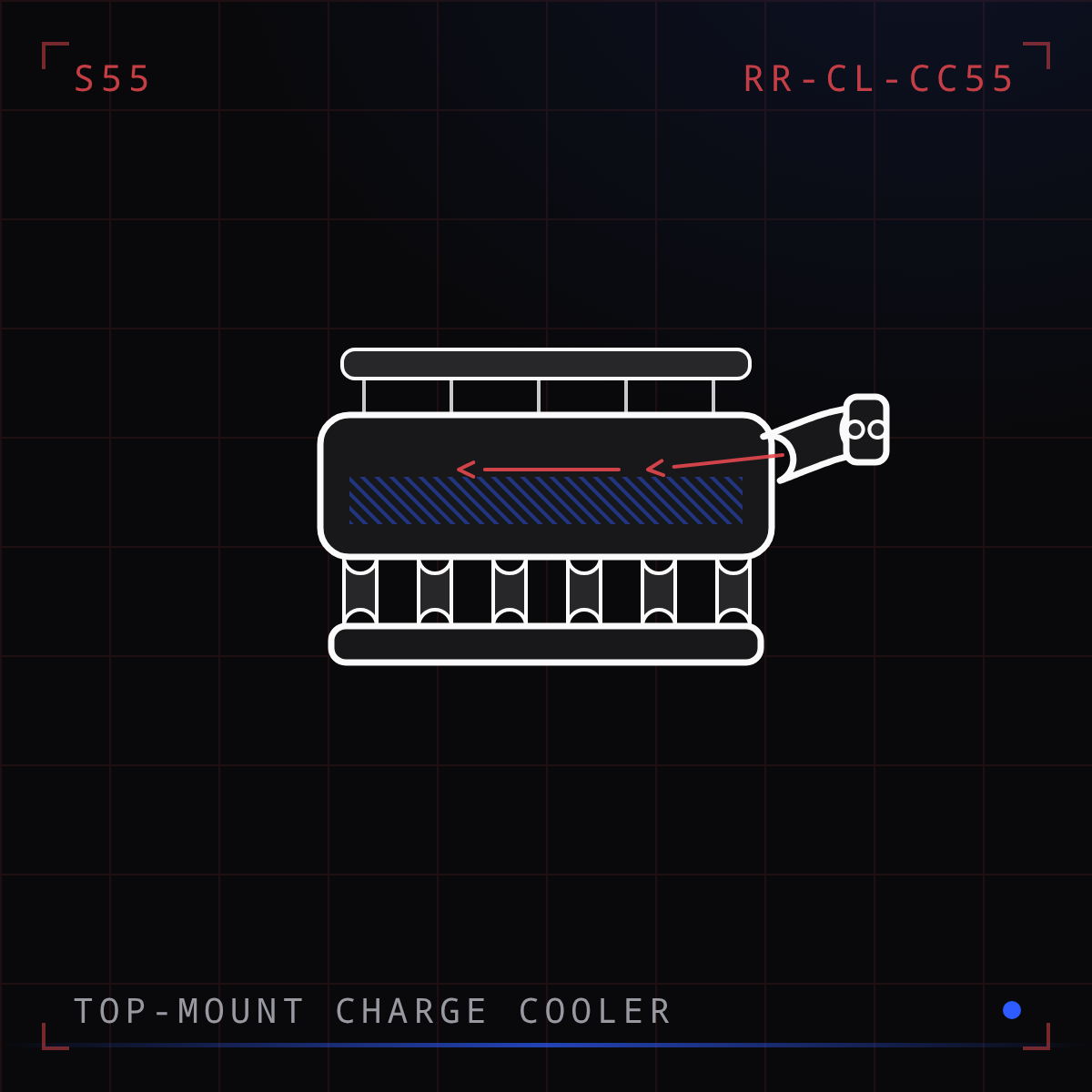 S55 Top-Mount Charge-Cooler Upgrade