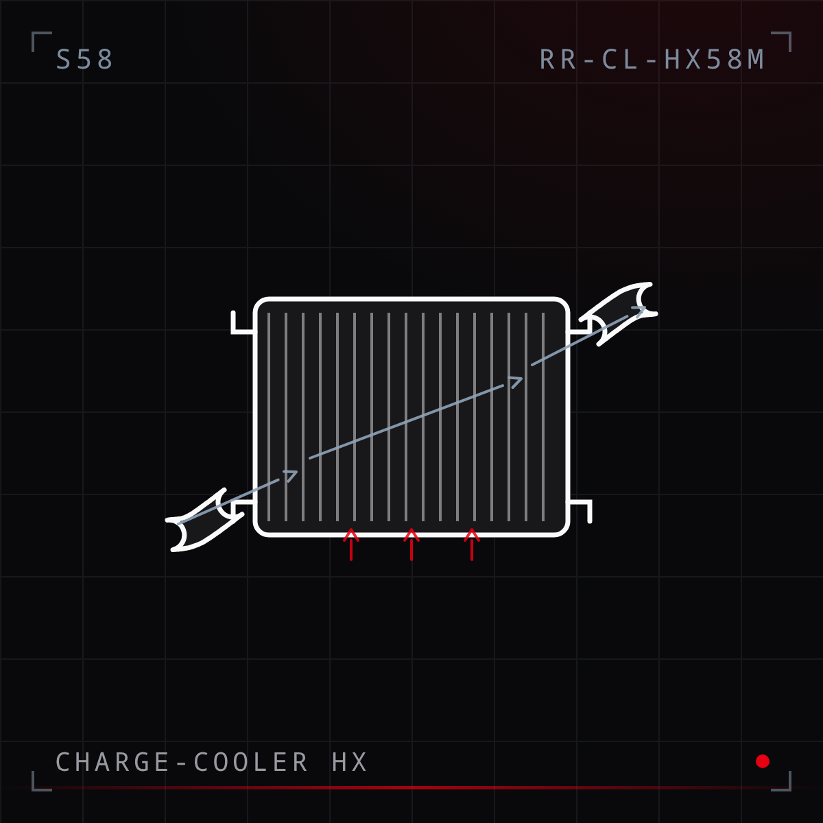 S58 Charge-Cooler Heat Exchanger