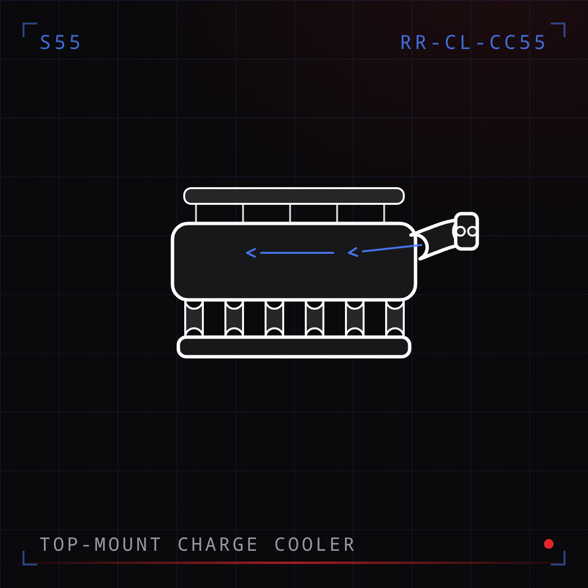 S55 Top-Mount Charge-Cooler Upgrade